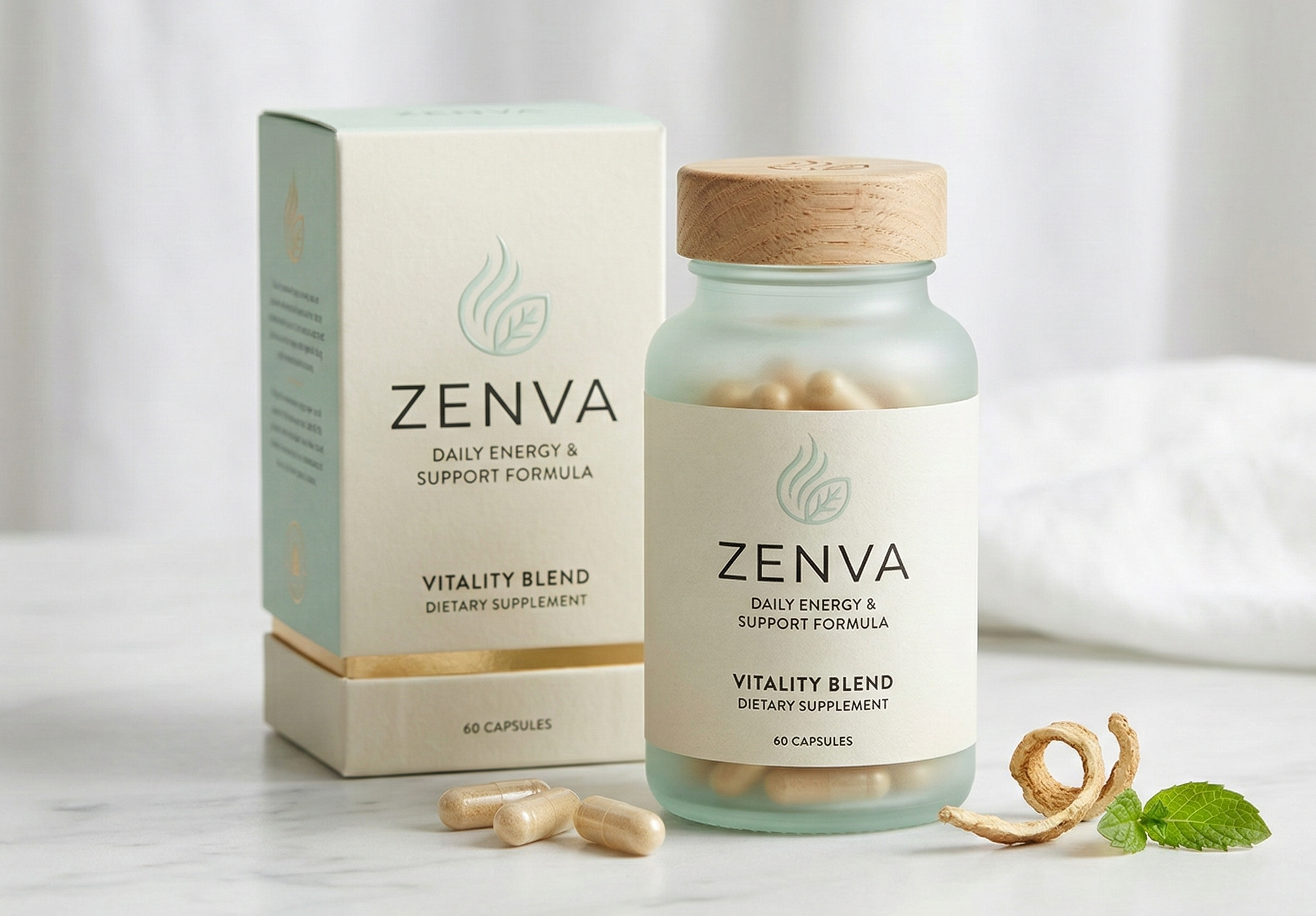 Zenva — supliment alimentar 60 capsule de la Tarmiko.Eu